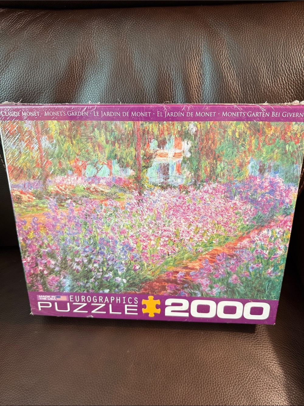 New Eurographics 2000-Piece Puzzle - Monet's Garden